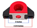 BMR Universal 1.5in Billet Aluminum Sway Bar Mount Mount (Polyurethane) - Black