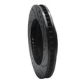 R1 97-05 Chevrolet Blazer Front Left Drilled & Slotted Black Brake Rotor