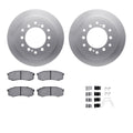 R1 Concepts Brake Rotor- Carbon Coated with Ceramic Pads Hdw Fits Lexus GX460