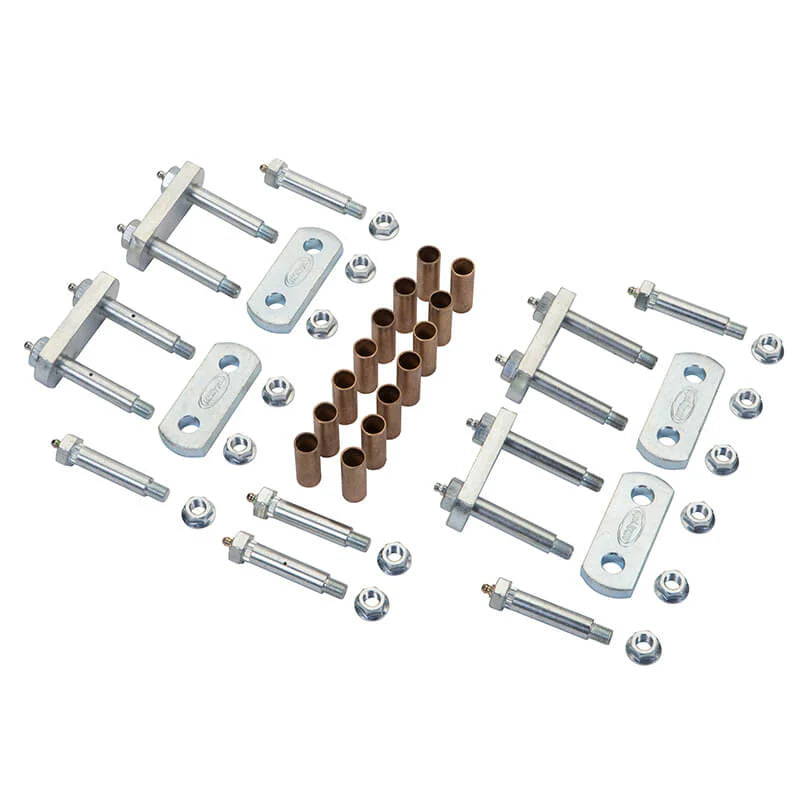 WET BOLT/HD SHACKLE KIT TRIPLE 3.125IN W/CORRECT TRACK
