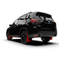 Rally Armor 19-21 Subaru Forester Red UR Mud Flap w/ Black Logo