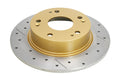 DBA 04-08 Acura TSX Rear Street Series Drilled & Slotted Rotor w/Gold Hat