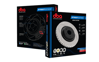 DBA 04-08 Acura TSX Rear Street Series Drilled & Slotted Rotor w/Gold Hat