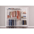 48 FT WIDE WIRE CLOSET CONFIGURATION STORAGE KIT WHITE