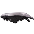 LH HEADLAMP ASSY COMPOSITE HALOGEN; BLACK BEZEL; CHROME TRIM NISSAN PATHFINDER 20132016
