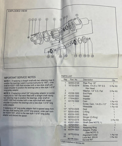Jabsco auto part