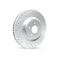 R1 03-08 BMW Z4 Rear Left Drilled & Slotted Geoperformance Rotor