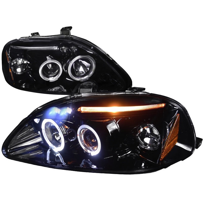 HALO LED PROJECTOR GLOSS BLACK HOUS