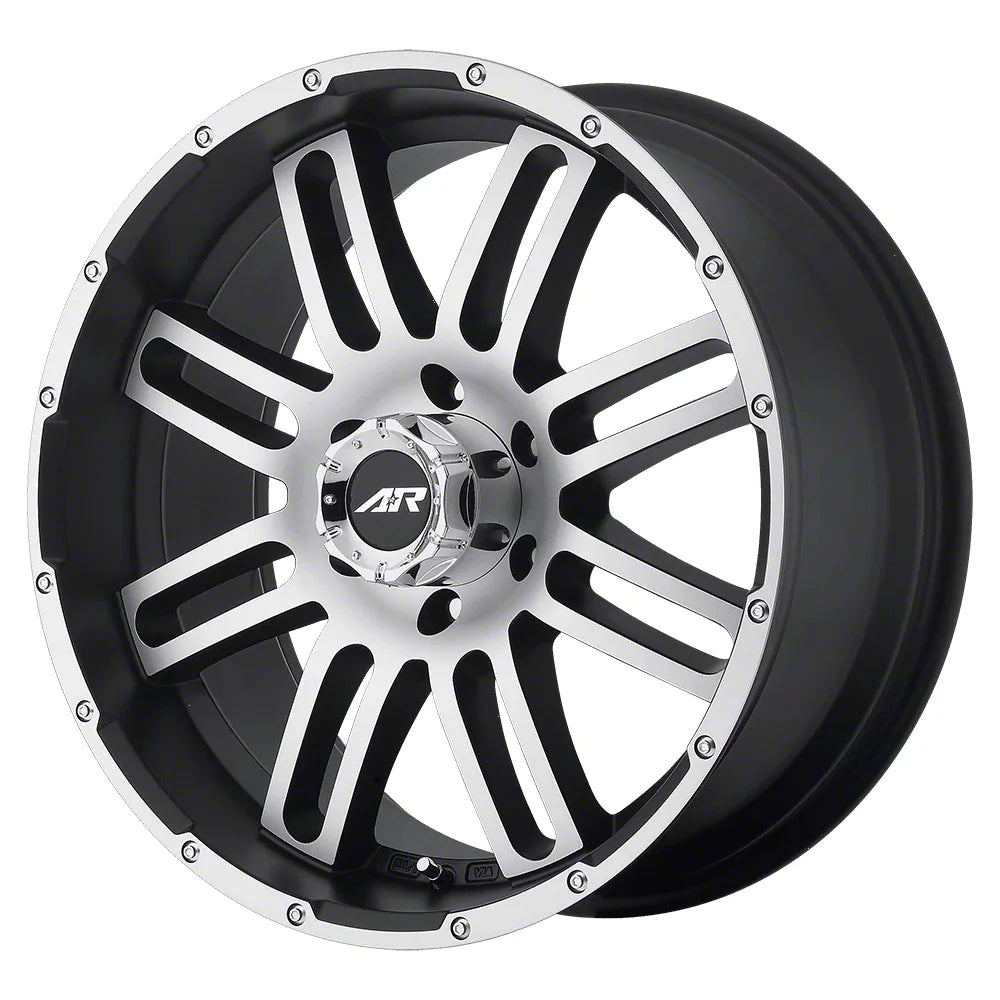 AR901 17X8.5 6X5.5 S-BLK MACH 20MM