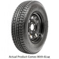ST225/75R15 LRE PROVIDER TRAILER TIRE ON 15X6 5X4.5 BLACK MOD WHEEL