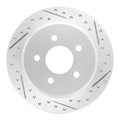 DFC 96-02 Ford Crown Victoria Rear Right Drilled & Slotted Geoperformance Rotor