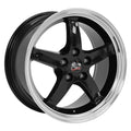 17 IN REPLICA WHEEL FR04 FITS FORD MUSTANG COBRA RIM 17X9 BLACK WHEEL