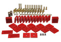 Energy Suspension Toy Land Cruiser Body Mount Set - Red