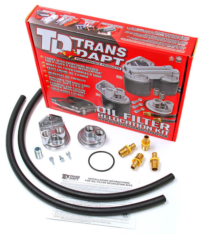 SINGLE REMOTE OIL FILTER SYSTEM; 21/2 IN. ID; 23/4 IN. OD FLANGE; 13/16 IN.16195964 PONTIAC ENGI