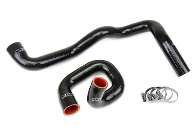 HPS Performance Black Reinforced Silicone Radiator Hose Kit Coolant for Ford 13-17 Focus ST Turbo 2.0L
