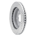 R1 09-15 Toyota Hilux (Mexico) Front Right Drilled & Slotted Silver Brake Rotor