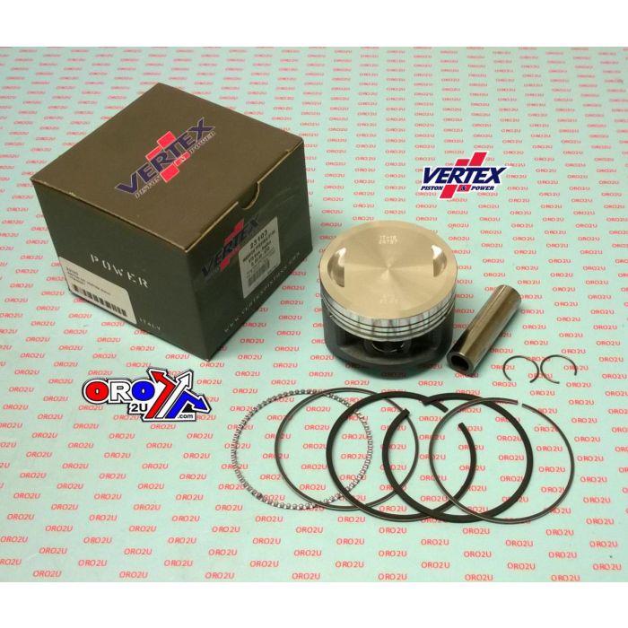 Vertex Piston 2014 Yamaha YFM 350 DE Grizzly 4x4 350cc +0.50mm Cast Replica Piston Kit