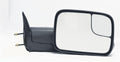 9802 DODGE RAM 1500/2500/3500 RH MANUAL OE MIRROR BLACK TOWING PKG FLIP OUT HEAD W/ BLIND SPOT