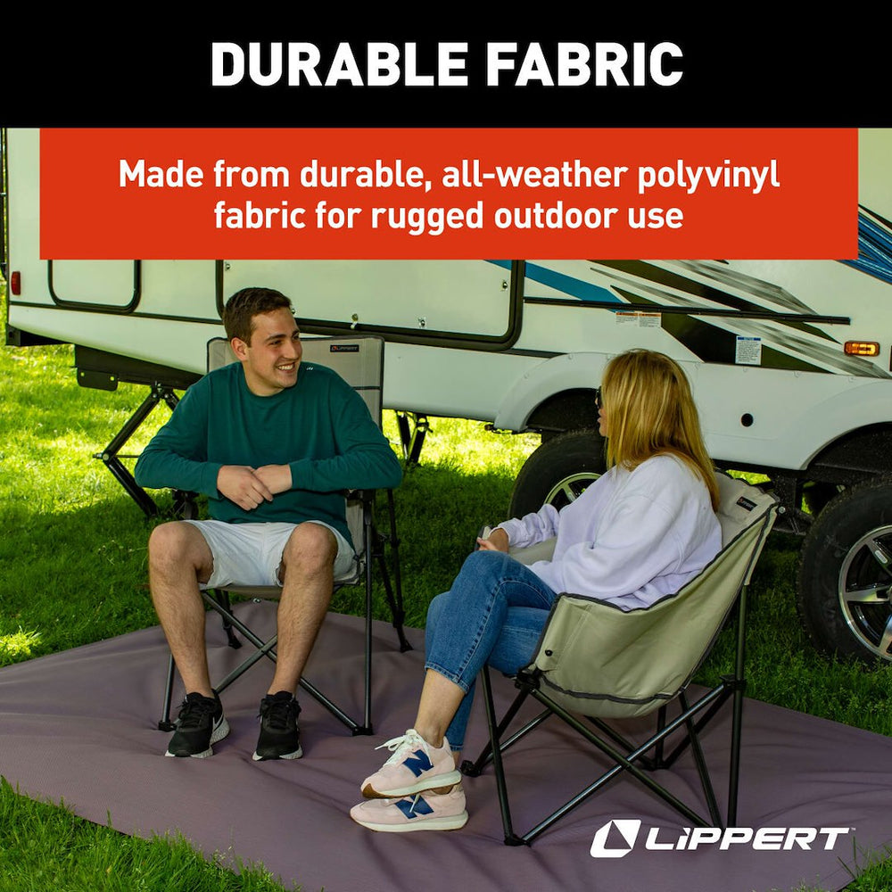 PATIO MAT EASY CARE 8X16 BURGUNDY PATIO MAT