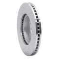 DFC 03-05 Kia Sedona Front Right Drilled & Slotted Silver Brake Rotor
