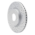 R1 07-14 Nissan Sentra Front Right Drilled & Slotted Geoperformance Rotor