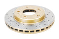 DBA 95-05 Chrysler Sebring Rear Rotor Front Street Series Drilled & Slotted Rotor w/Gold Hat