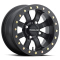 Aluminum Wheels 14x7 Mamba UTV A77 Machined Spokes Satin Black 10 Offset 4 on 115 Bolt Pattern Raceline