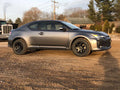 Aluminum Wheels 16x7 Evo 131B Satin Black 7 Spoke 40 Offset 5 on 110/5 on 115 Bolt Pattern 72.62 Bore Raceline