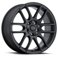 Aluminum Wheels 16x7 Mystique 141B Satin Black 40 Offset 5 on 100/5 on 114.3 Bolt Pattern 72.62 Bore Raceline