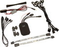 XK Glow Strip Million Color XKCHROME Smartphone App ATV/Motorcycle LED Light Kit 6xPod + 2x10In
