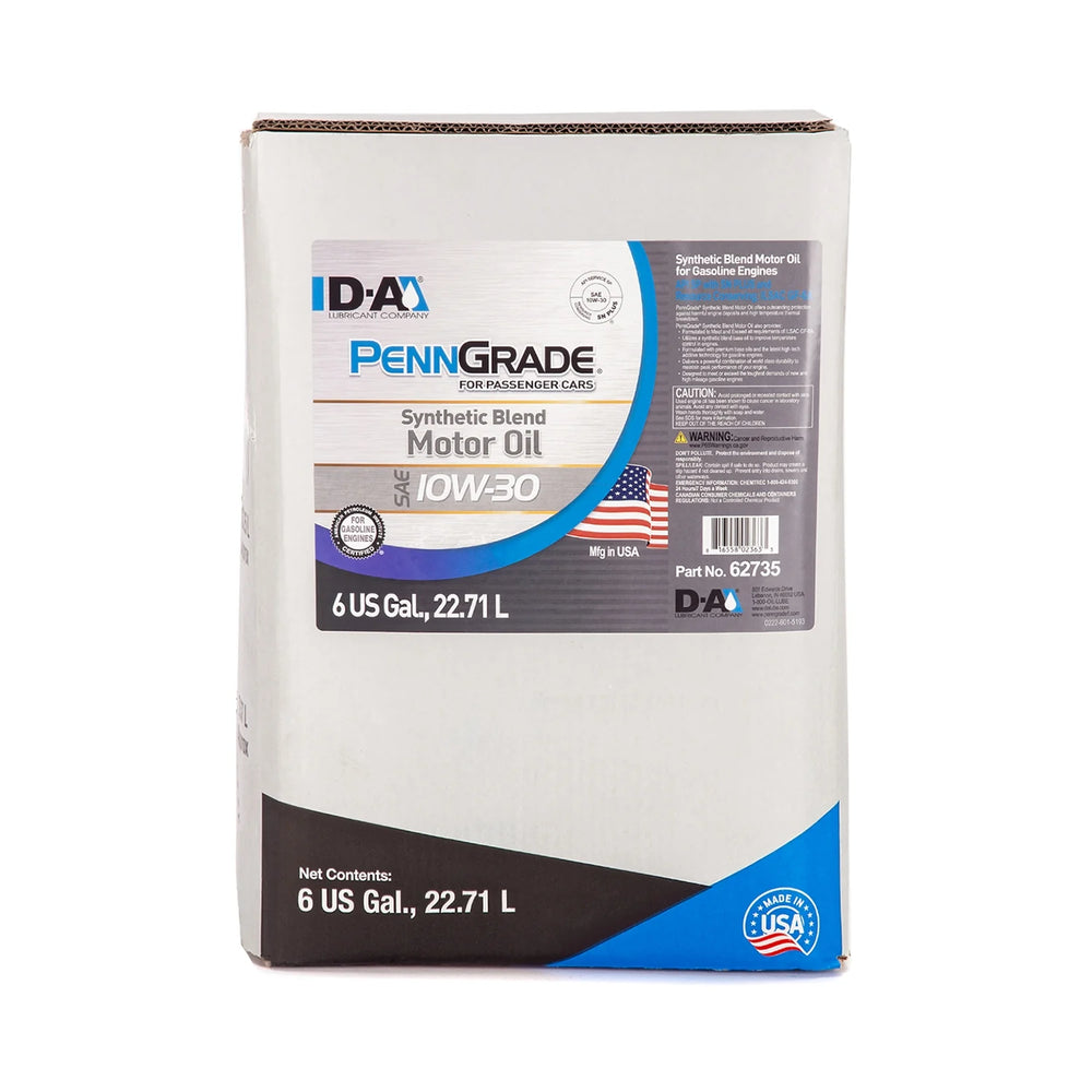PENNGRADE SYN BLEND 10W30 6 GALLON BAGINABOX