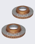 DBA 98-05 Lexus LX470 / 98+ Toyota LandRunner 100 Series Front Drilled & Slotted Street Series Rotor