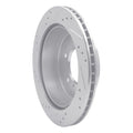 DFC 00-06 Mitsubishi Montero Rear Right Drilled & Slotted Silver Brake Rotor