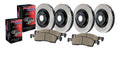 Centric OE Coated Rear Brake Kit (2 Wheel)