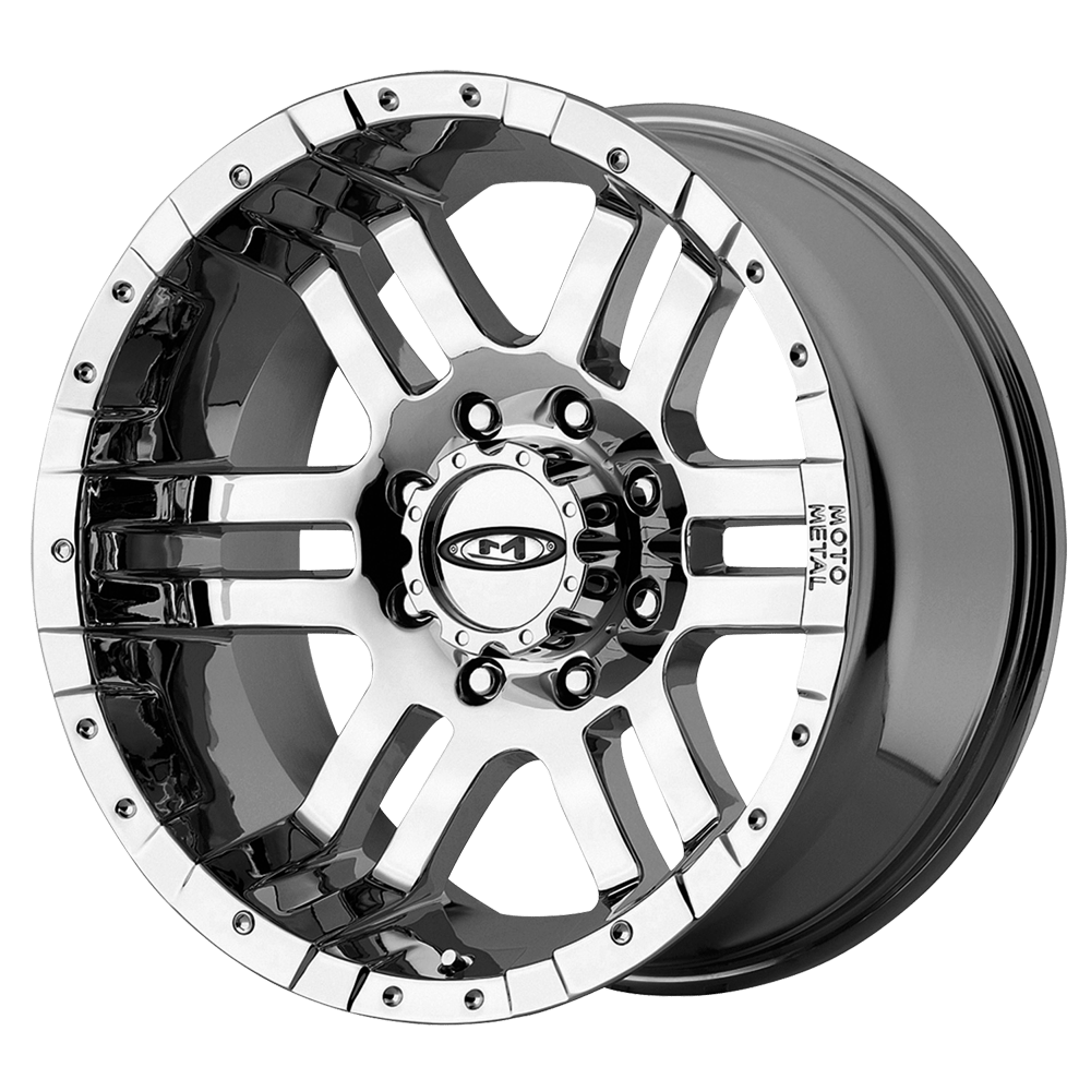MO951 17X9 8X170 G-BLK MACH -12MM