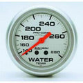 Autometer Ultra-Lite 66.7mm 140-280 Deg F Mechanical Water Temperature Gauge - White