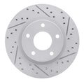 R1 13-19 Nissan Sentra Front Right Drilled & Slotted Geoperformance Rotor