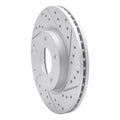 R1 13-19 Nissan Sentra Front Right Drilled & Slotted Geoperformance Rotor