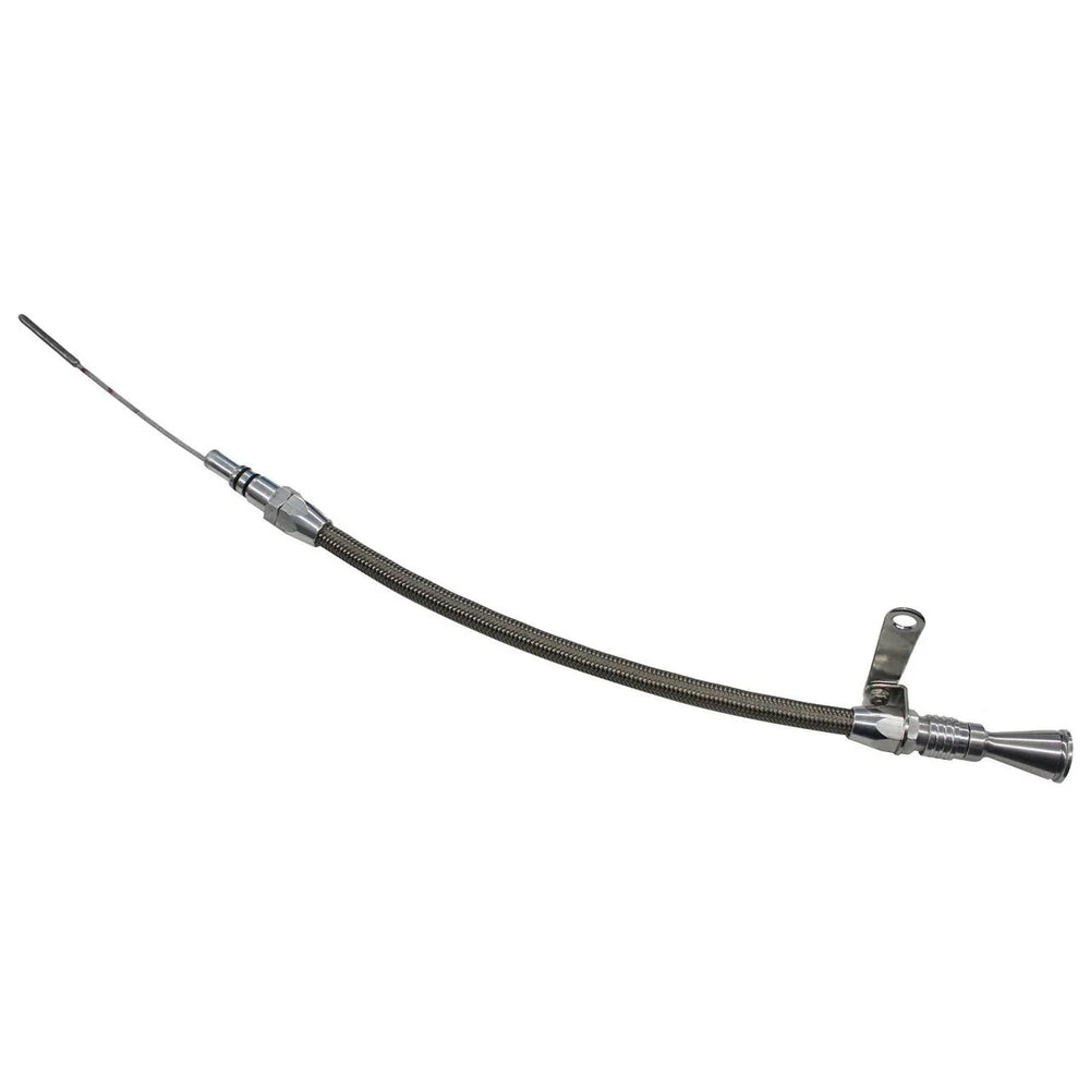 MIDNIGHT SERIES; FLEXIBLE ENGINE DIPSTICK; CHEVY BIG BLOCK 502; BLACK STAINLESS