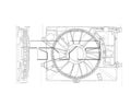 RADIATOR COOLING FAN ASSY 1.6L|2.0L KIA SOUL 20122013; 1.6L|2.0L KIA SOUL 20142019