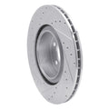 DFC 12-20 BMW 328i Rear Right Drilled & Slotted Silver Brake Rotor