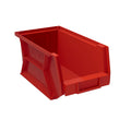 RED BINS 6IN X 7.1IN X 13.2IN (6 PACK)