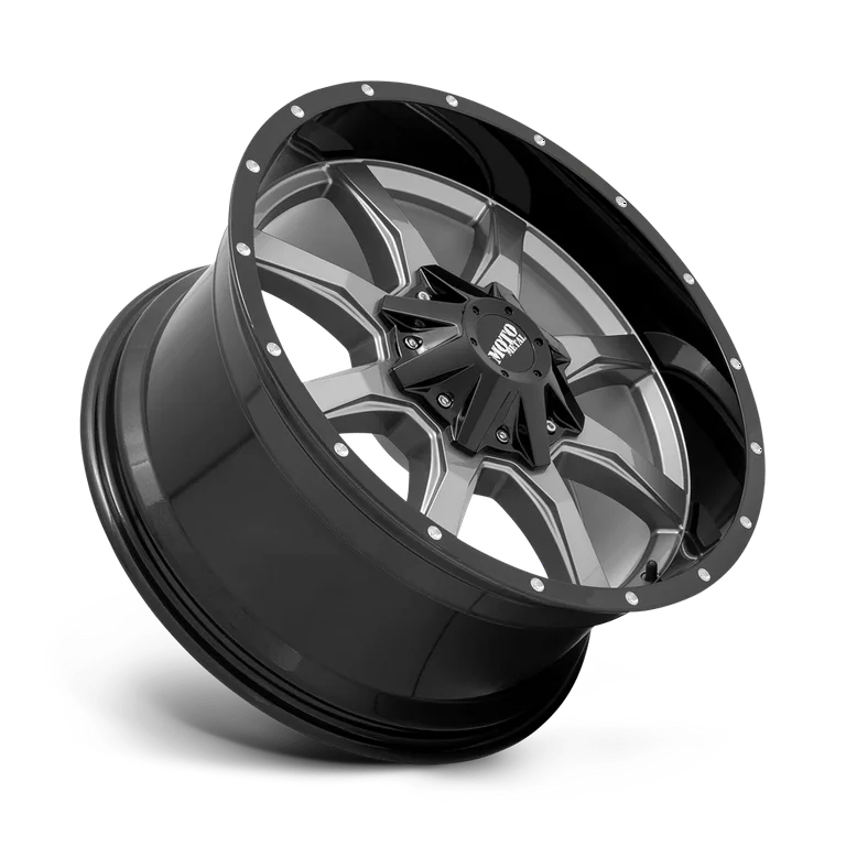 MO970 17X8 8X180 G-GRY BLK LP 00MM
