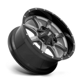 MO970 17X8 8X180 G-GRY BLK LP 00MM