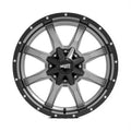 MO970 17X8 8X180 G-GRY BLK LP 00MM