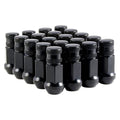Gorilla Forged Steel Racing Lug Nuts Black Chrome Closed Ended 12x1.5 Universal