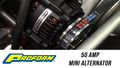 Alternator Mini 50 Amp 1-Wire Chrome