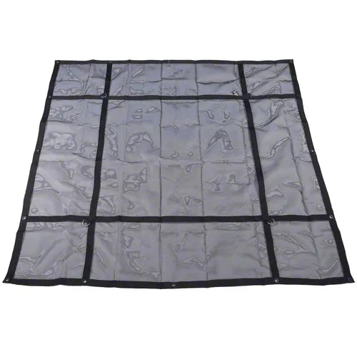 Mesh Cargo Net 6x6 perimeter stretch cord 4pcs cam straps
