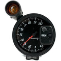 GAUGE TACHOMETER 5IN 10K RPM PEDESTAL W/ EXT. SHIFTLITE SILVER 6000 SERIES