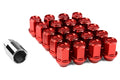 KICS Project Leggdura Racing Red Lug Nuts 12x1.25